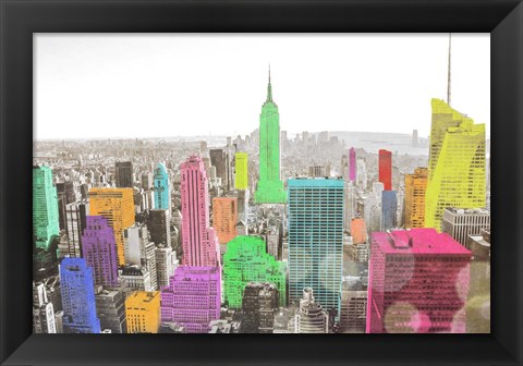 Framed Color In The Cities Print