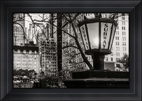 Framed Subway Corner Print