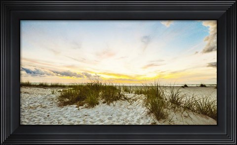 Framed Sunset Beach Print