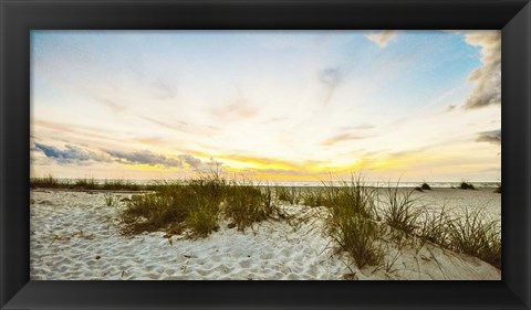 Framed Sunset Beach Print