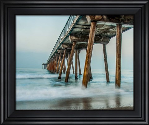 Framed Pier Crop Print