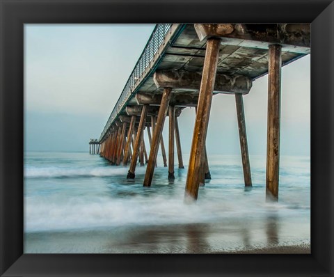 Framed Pier Crop Print