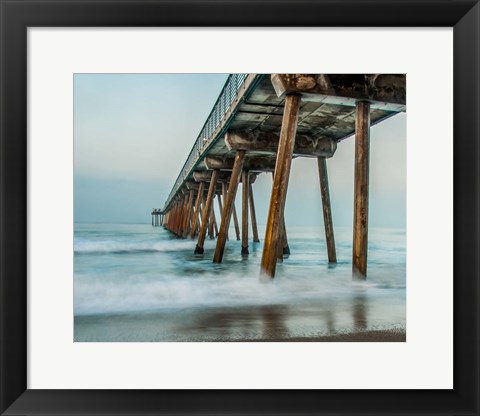 Framed Pier Crop Print