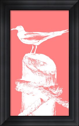 Framed Perching Seabird I Print