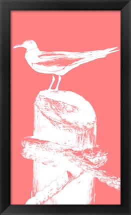 Framed Perching Seabird I Print