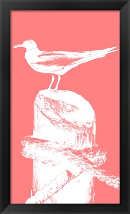 Framed Perching Seabird I Print