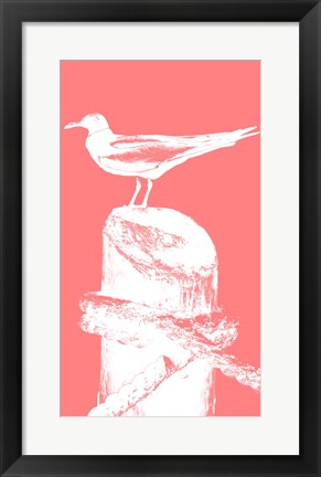 Framed Perching Seabird I Print