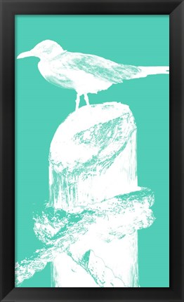 Framed Perching Seabird II Print