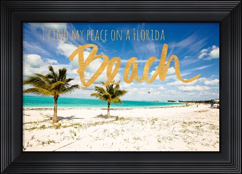 Framed Florida Beach Print