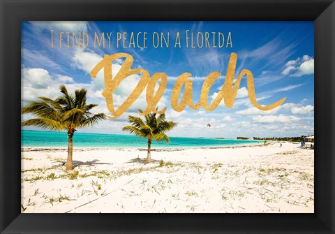 Framed Florida Beach Print