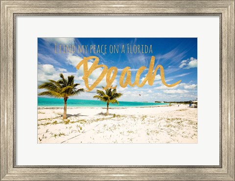 Framed Florida Beach Print