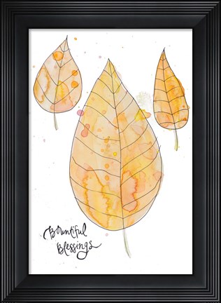 Framed Bountiful Blessings Print