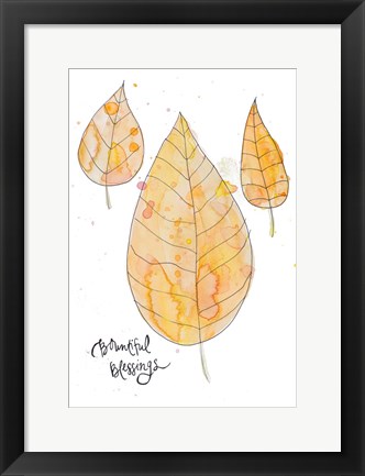 Framed Bountiful Blessings Print