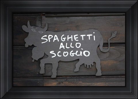 Framed Spaghetti Allo Scoglio Print