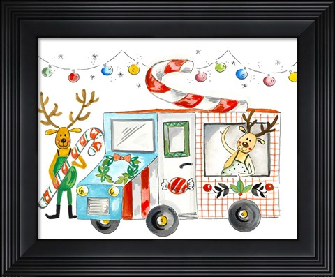 Framed Reindeer Treats Print