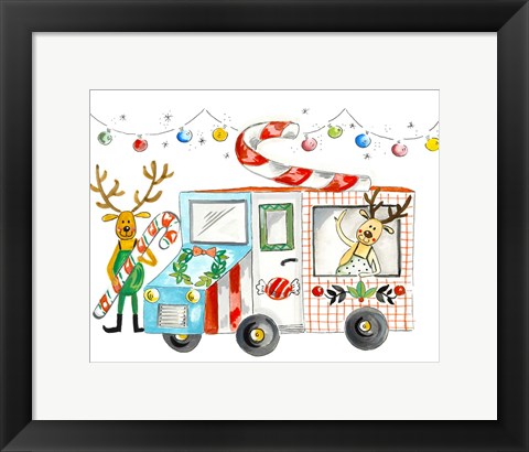 Framed Reindeer Treats Print