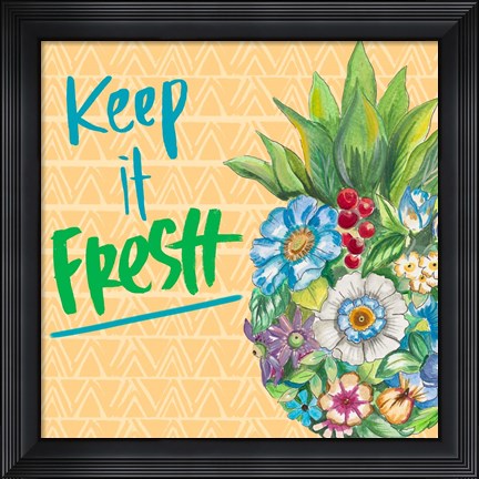 Framed Keep It Fresh Print