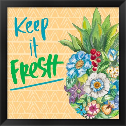 Framed Keep It Fresh Print