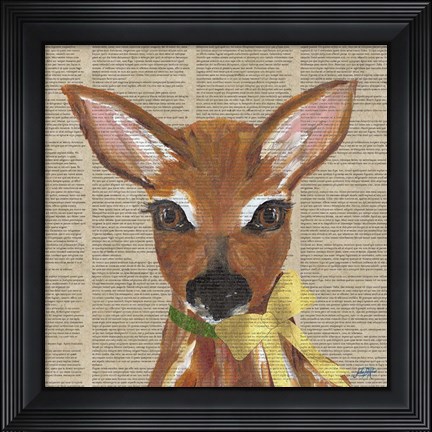 Framed Holiday Animal II Print