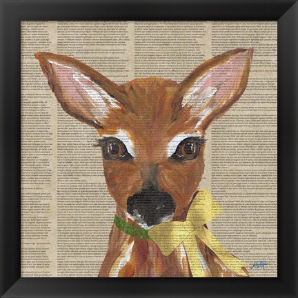 Framed Holiday Animal II Print