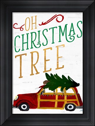 Framed Oh Christmas Tree Print