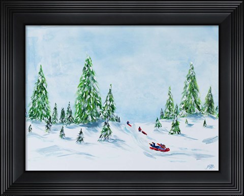 Framed Winter Fun II Print