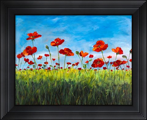 Framed Wild Poppies Print