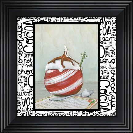 Framed Tis the Season for Cocoa II Print