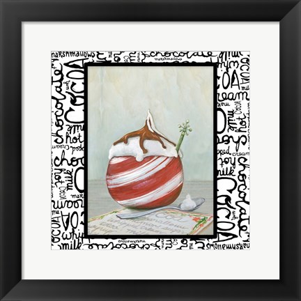 Framed Tis the Season for Cocoa II Print