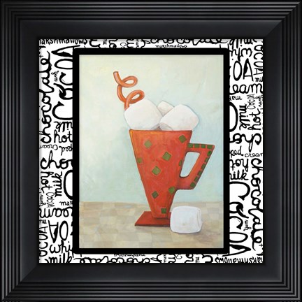 Framed Tis the Season for Cocoa III Print