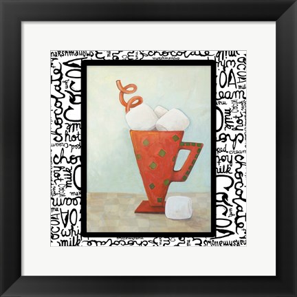 Framed Tis the Season for Cocoa III Print