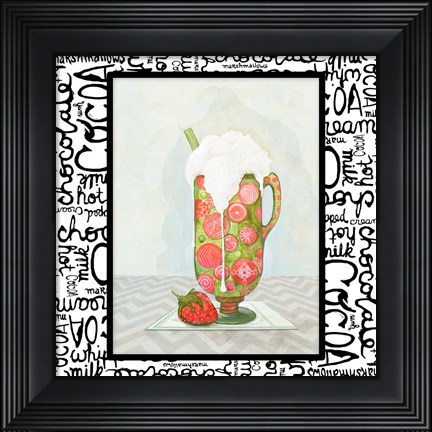 Framed Tis the Season for Cocoa IV Print