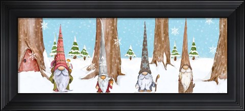 Framed Gnome Family Print