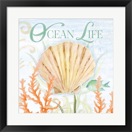 Framed Ocean Life Print