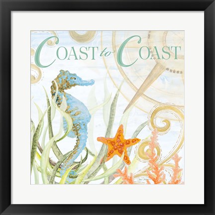 Framed Ocean to Ocean Print