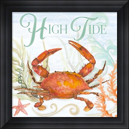 Framed High Tide Print