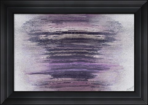 Framed Purple Woods Print