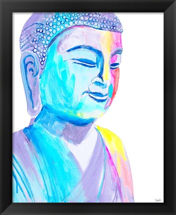 Framed More Vibrant Buddha Print