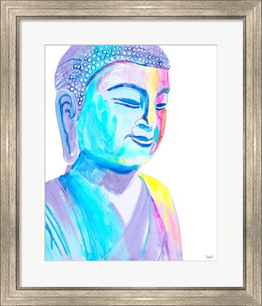 Framed More Vibrant Buddha Print