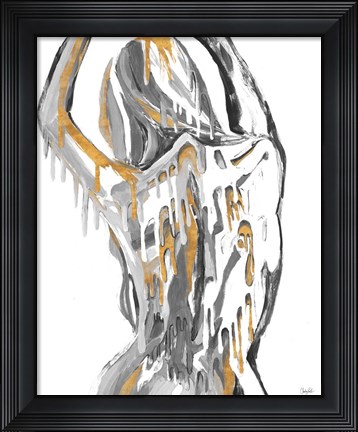 Framed Golden Woman Print