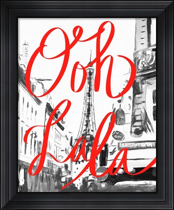 Framed Ooh La La Print