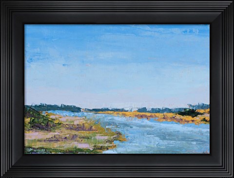 Framed Along the Water Print