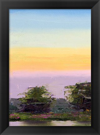 Framed Glowing Sunset Print