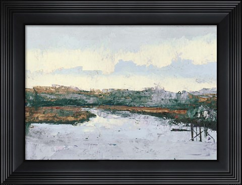 Framed Along The Waters Print