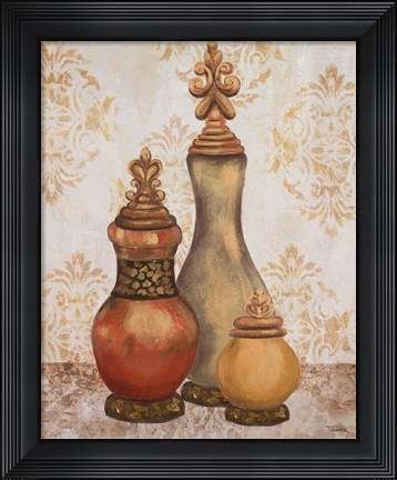 Framed Jeweled Accents II Print