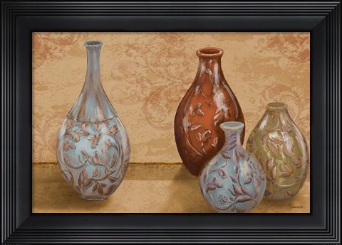 Framed Royal Urns Print