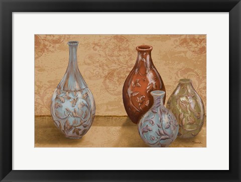 Framed Royal Urns Print