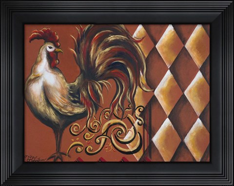 Framed Rules the Roosters I Print