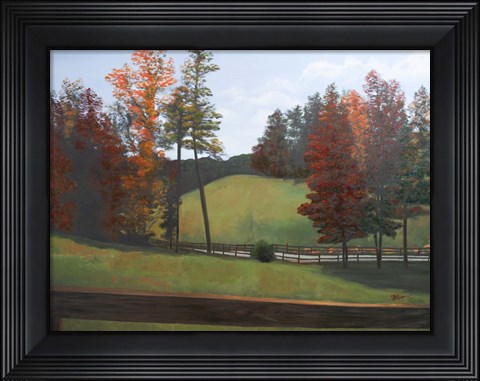 Framed Country Road II Print