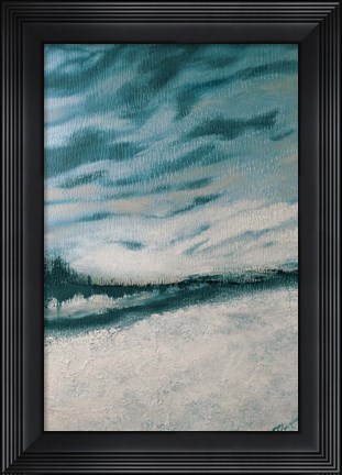 Framed Winter&#39;s Edge I Print